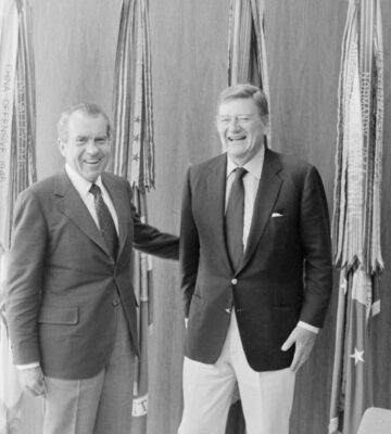 John Wayne with Richard Nixon