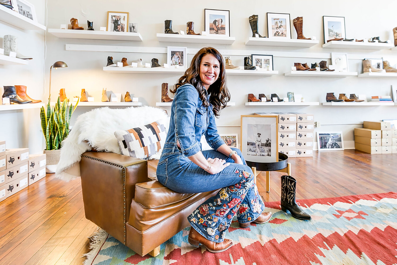 Founder of Ranch Road Boots, Sarah Ford