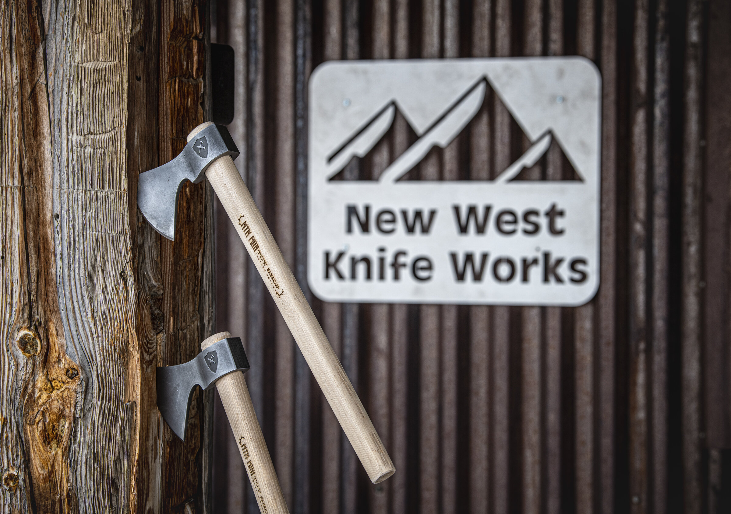 New West Knifeworks custom Tomahawks. Photo courtesy of Todd Williams