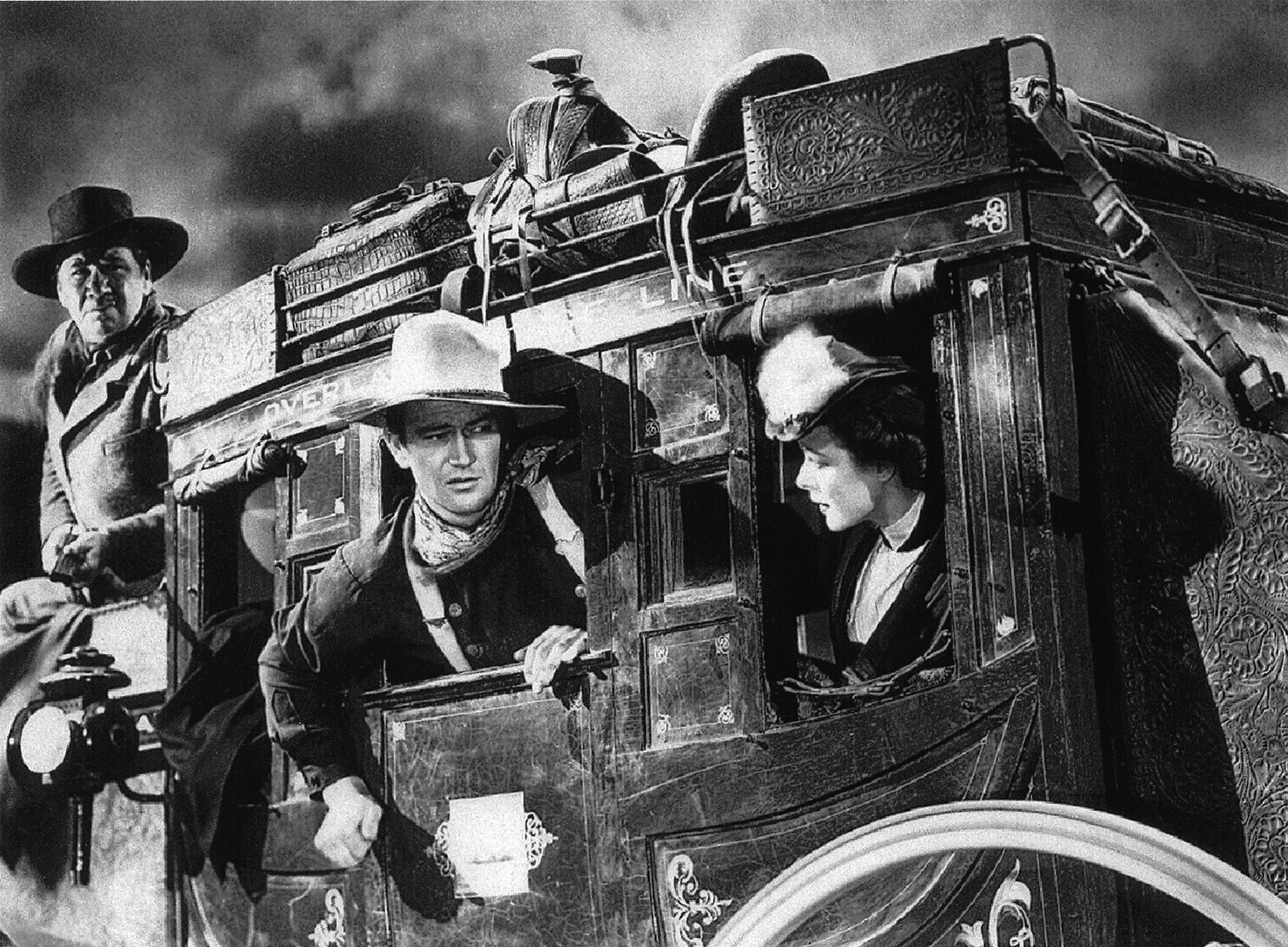 John Wayne in 1939’s western film Stagecoach directed by John Ford.