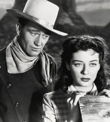 John Wayne and Gail Russell in Angela nd the Badman