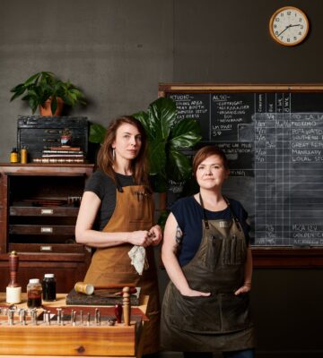 Sarah Heck and Anna Warren of Tactile Craftworks