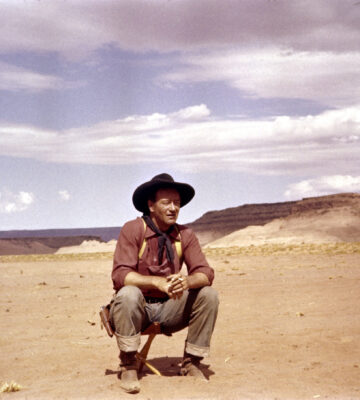 John Wayne in canyon