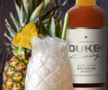 Duke Spirits whiskey pineapple cocktail