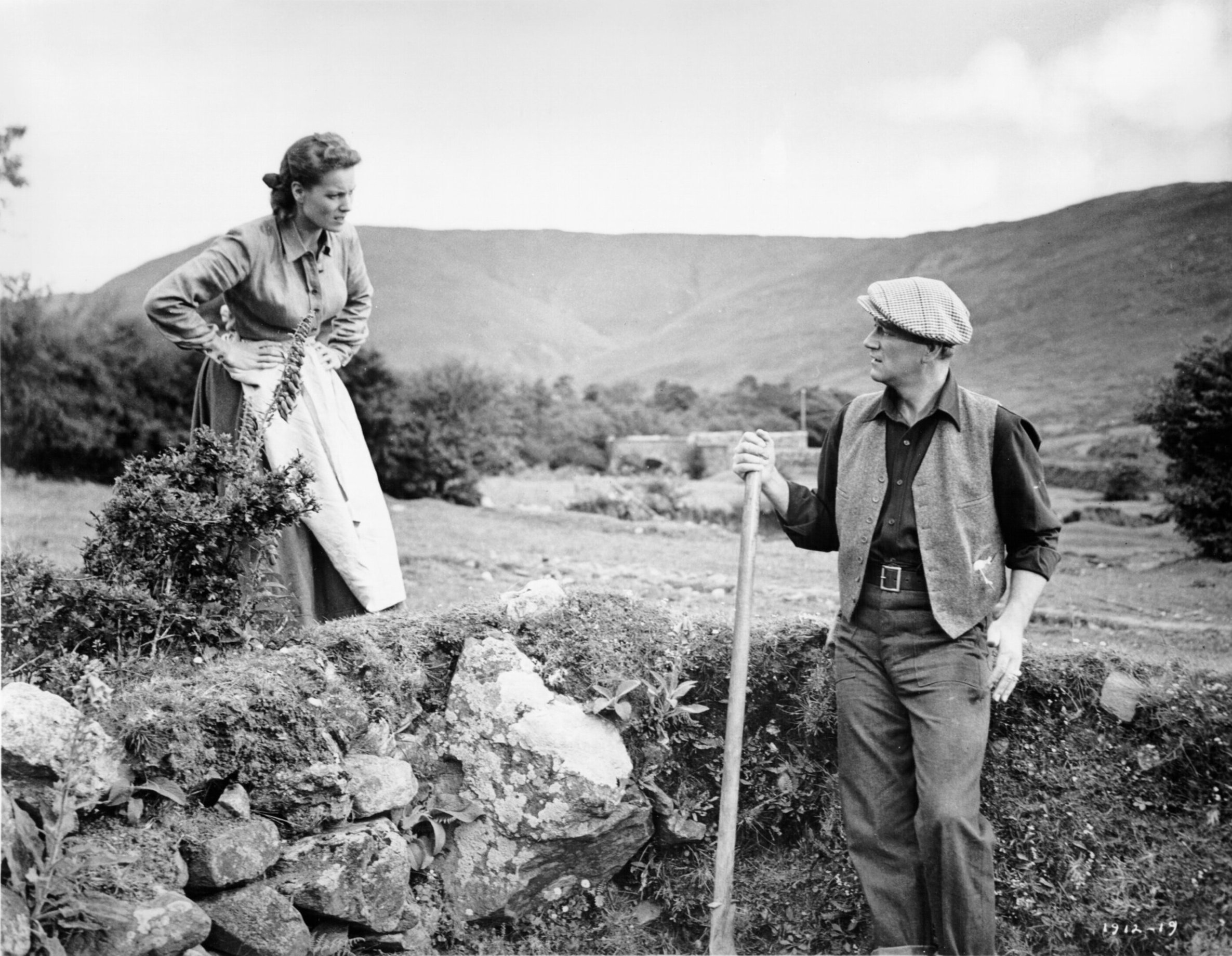 Maureen O’Hara and John Wayne in The Quiet Man.