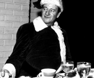 John Wayne in Santa costume