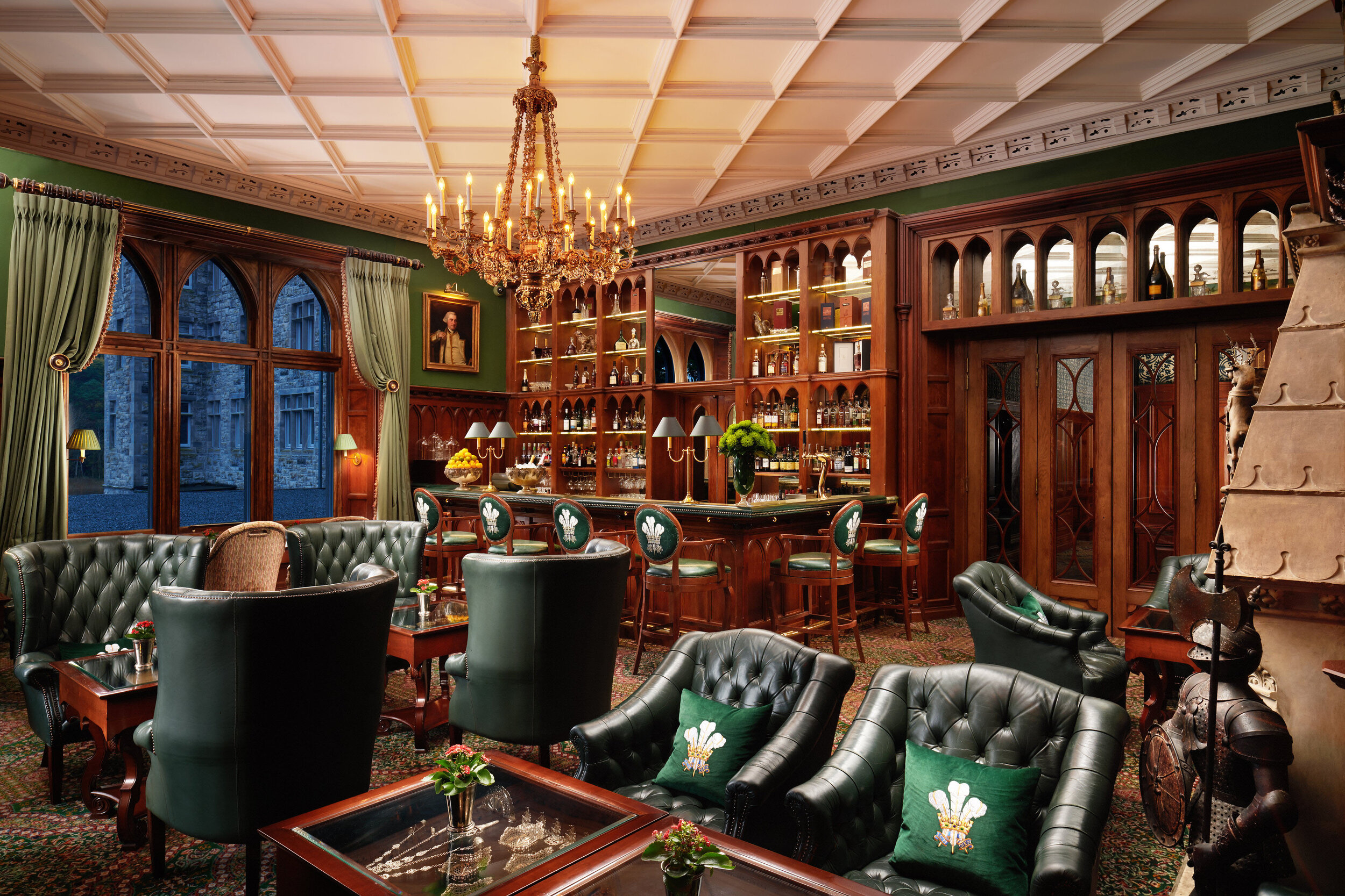 Prince of Whales Bar at Ashford Castle